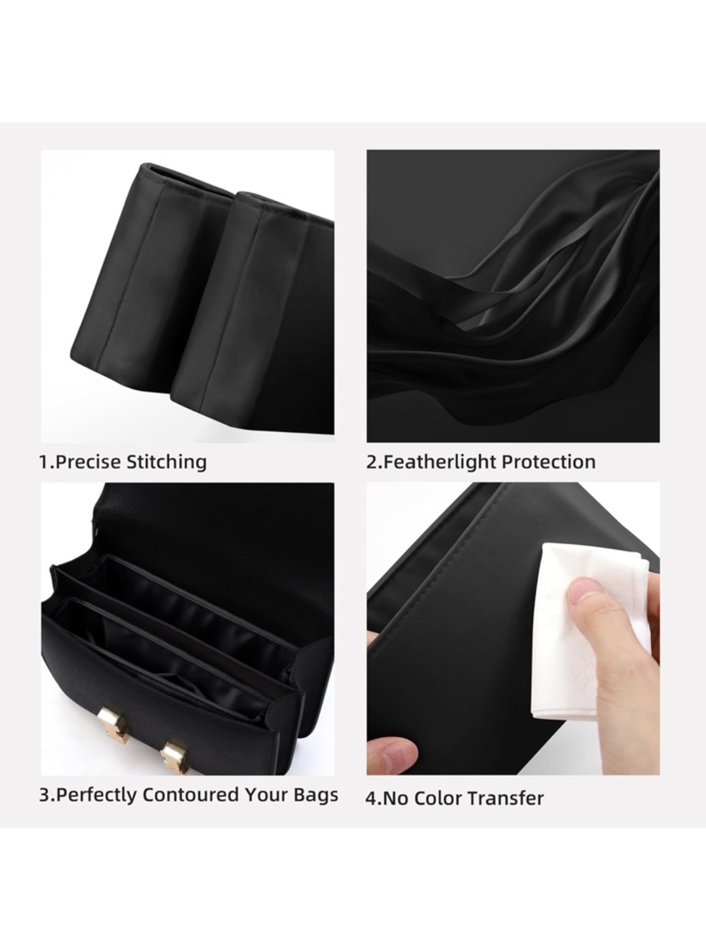 Satin / silk bag liner fits Hermes Constance 18